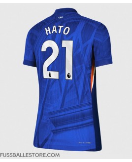 Günstige Chelsea Jorrel Hato #21 Heimtrikot Damen 2025-26 Kurzarm